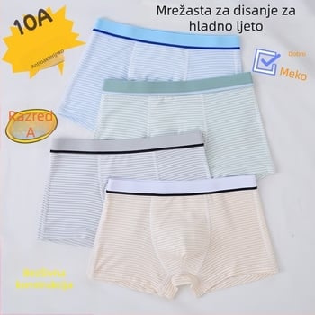 Guoyoubi dječje pamukaste bokserice za dječake, bez šavova u preponama, antibakterijske 10a, prozračne, za djecu 3–8 godina (100–140 cm), Zima 2024