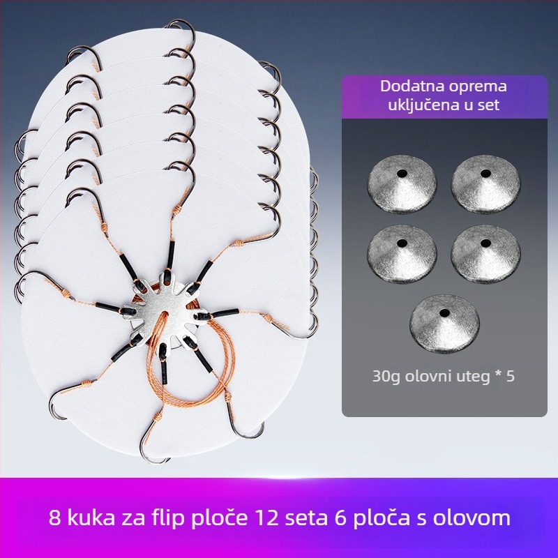 Eksplozivna udica za ribolov, broj 1, za ribolov u potoku — Flip Hook