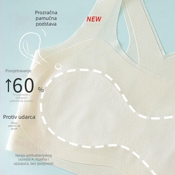 Sportski grudnjak za djevojčice u razvoju – prvi stupanj, za djecu iznad 8 godina, visina iznad 140 cm, sve sezone, najlon i akrilna vlakna