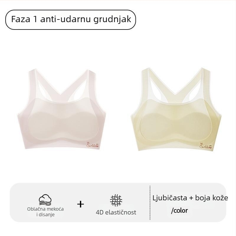 Sportski grudnjak za djevojčice u razvoju – prvi stupanj, za djecu iznad 8 godina, visina iznad 140 cm, sve sezone, najlon i akrilna vlakna