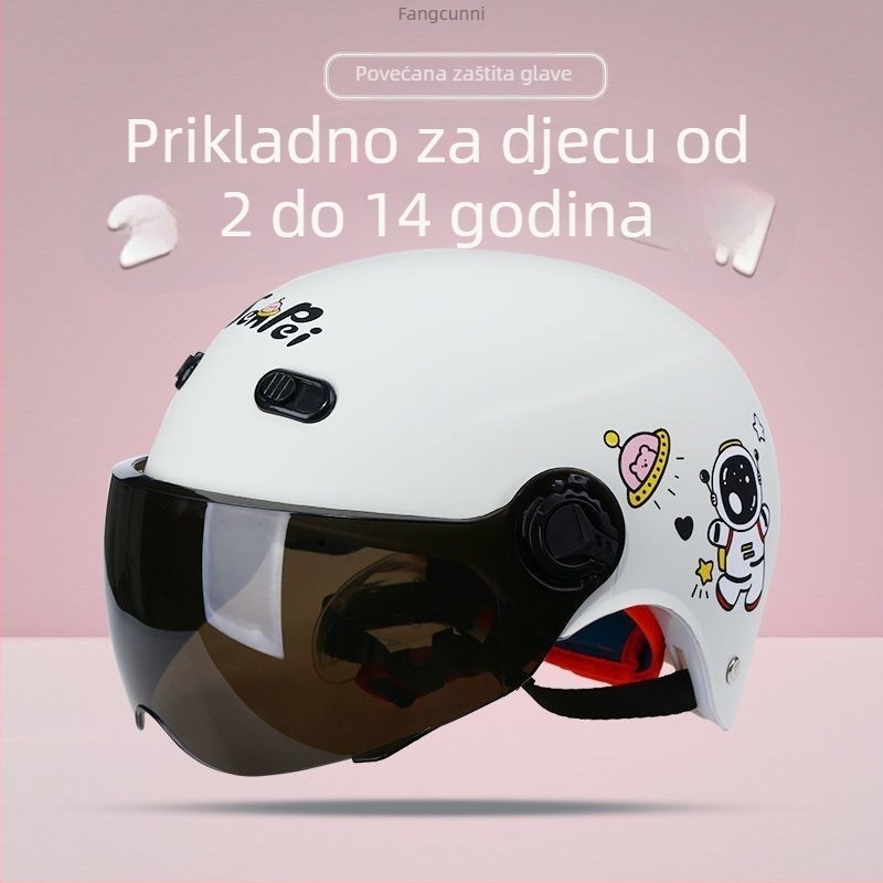 Dječja rally kaciga — ljeto, zaštita od sunca, TCO99 certificirana