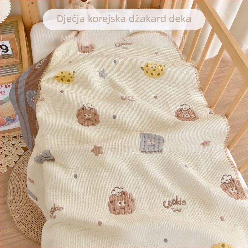 Dječja deka, za sve sezone, 100% pamuk, INS stil, za novorođenčad i djecu do 6 godina, težina 500-800 g