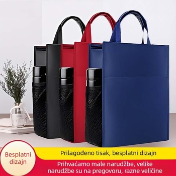 Nothing Ručna torba za dokumente od Oxford tkanine, s zipom, trodimenzionalnim dizajnom