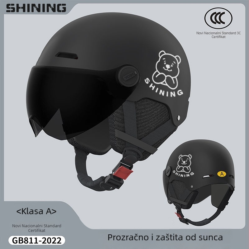 Kaciga za električni bicikl, ABS kućište, 3C certifikat, unisex polu-kaciga, zaštita od sunca kroz sve sezone