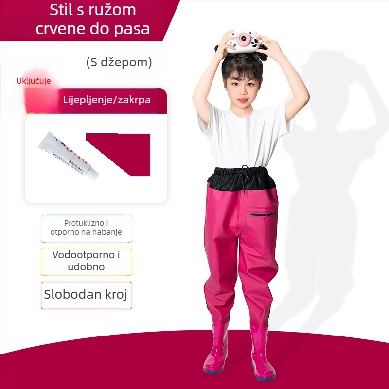 Dječji vodootporni jednodijelni kombinezon za vodene igre — prozračan, brzo se suši, otporan na habanje, zaštita od prljavštine, unisex, za ribolov i plivanje
