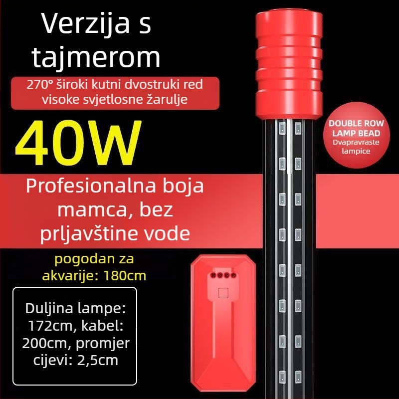 Podvodna svjetiljka za akvarij, vodootporna, super jaka, pojačava boje (Materijal: Drugo; Uvoz: Ne; Marka: Nothing)