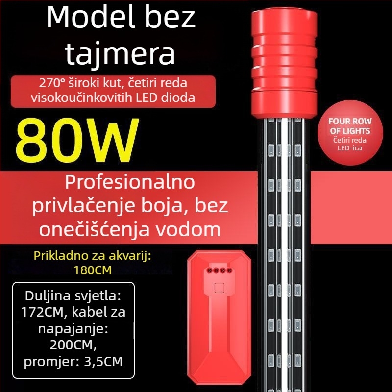 Podvodna svjetiljka za akvarij, vodootporna, super jaka, pojačava boje (Materijal: Drugo; Uvoz: Ne; Marka: Nothing)