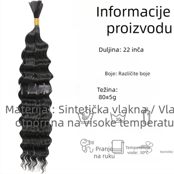 Ponytail perika uvez s vlaknima otporna na toplinu, mehanička konstrukcija, model Xiaowendeep, podrijetlo Xuchang