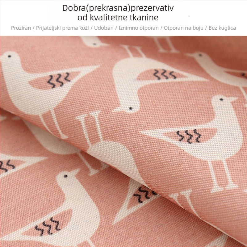 Pregača s dugim rukavima, platno, korejski stil, otporna na mrlje