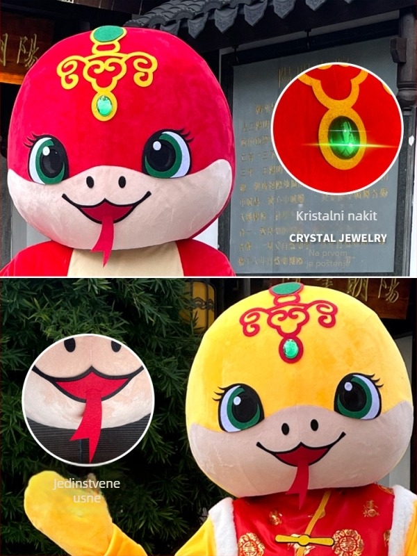 Odrasli kostim lutke karikatura – Crystal Super Soft tkanina, 95% poliester; Marka: Emperor of Heaven; za nastupe lutke crtane; uzrast 18–24; proljeće 2025 izdanje