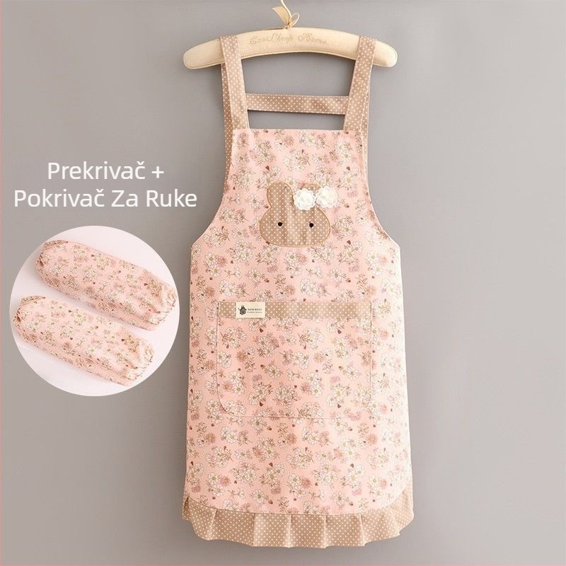 Set pregača, bez rukava, vodootporna platna, svjež stil, jednofaredni uzorak