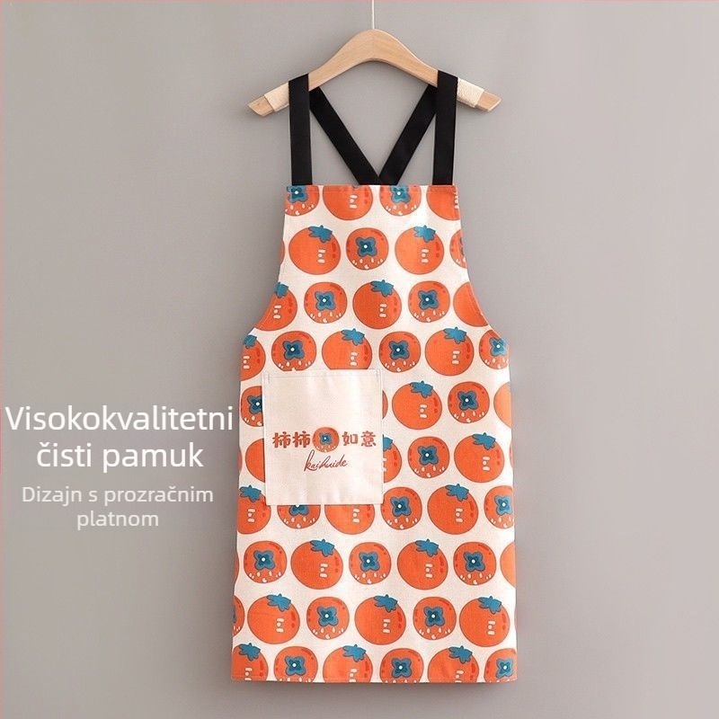 Set pregača, bez rukava, vodootporna platna, svjež stil, jednofaredni uzorak