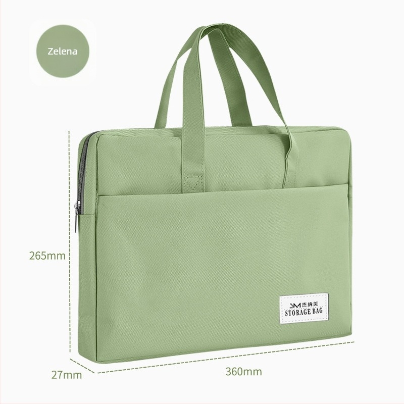 Torba za dokumente za žene Geneme, Oxford materijal, zatvarač, oblik izvanzemaljski