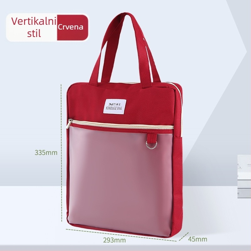 Torba za dokumente za žene Geneme, Oxford materijal, zatvarač, oblik izvanzemaljski