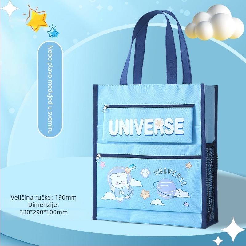 Torba za dokumente za žene Geneme, Oxford materijal, zatvarač, oblik izvanzemaljski