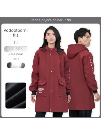Vodootporna zimska kombinezon s logotipom, dugih rukava, flis podstava, za popravke automobila i rad u skladištu