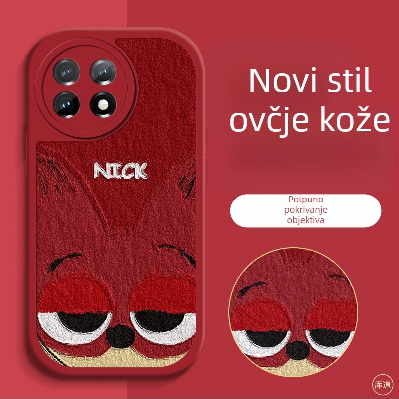 Zaštitno kućište za OnePlus pametne telefone – karikatura dizajn, otporno na padove, umjetna koža, obojena površina, prilagodljivo