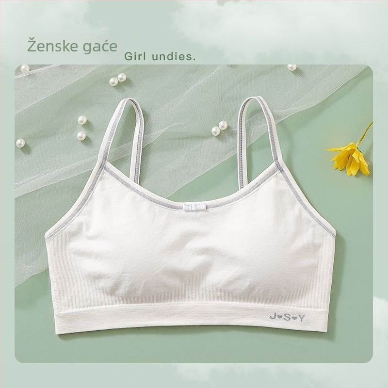 Dječji tubetop s čašicama — čašice s ušima zeca, mašice stil, najlon tkanina, cupa od pamuka sandwich, pamukova podstava, mekan čelični prsten