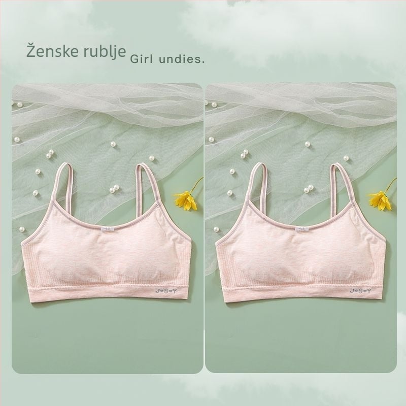 Dječji tubetop s čašicama — čašice s ušima zeca, mašice stil, najlon tkanina, cupa od pamuka sandwich, pamukova podstava, mekan čelični prsten