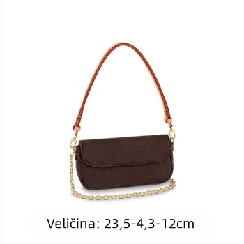 PVC Carryall torba s logom – pod pazuh stil, vodoravni kvadratni oblik, zatvarač, platnena podstava, unutarnja džep za telefon