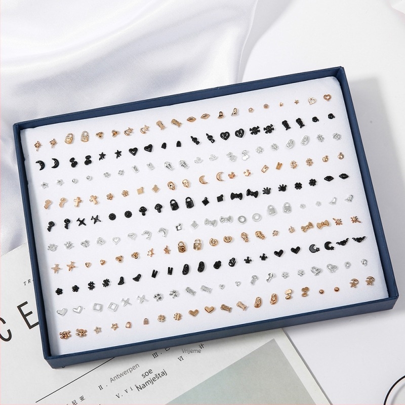 Naušnice – Plastika/Smola, Elektroplatina – Stil: Srce, Cvijeće, Listovi – Unisex