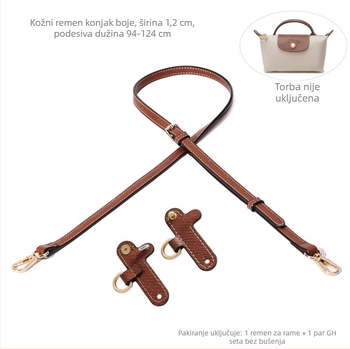 Dodatak za prtljagu – PU koža s reljefnom teksturom, modifikacija kaiše bez bušenja, podesivi mini kaiš, izuzetno lagan