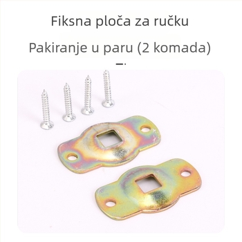Ploča za zaključavanje od cinkovog legura, tip: ploča za zaključavanje, primjena: velike i male ploče s otvorima u obliku tikve, težina: 0.26