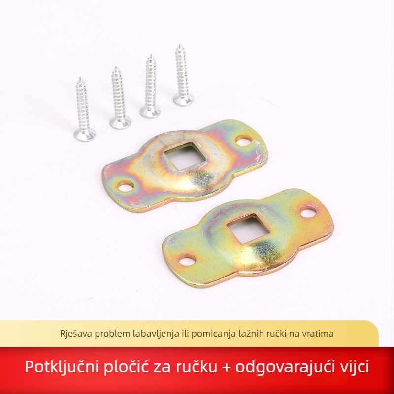 Ploča za zaključavanje od cinkovog legura, tip: ploča za zaključavanje, primjena: velike i male ploče s otvorima u obliku tikve, težina: 0.26