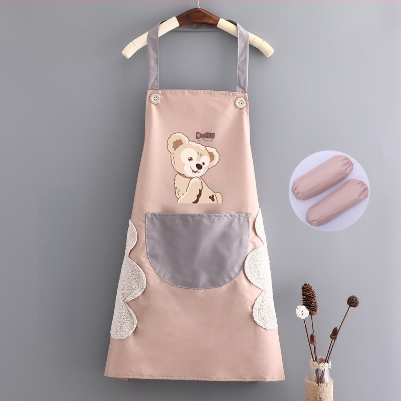 Kuhinjska pregača bez rukava, PVC, vodootporna i otporna na ulje, s motivom crtani film