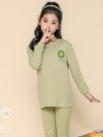 Termalni set donjeg rublja za djevojčice, 100% pamuk, proljeće–jesen–zima, održava toplinu, za djecu od 8+ godina (visina iznad 140 cm)