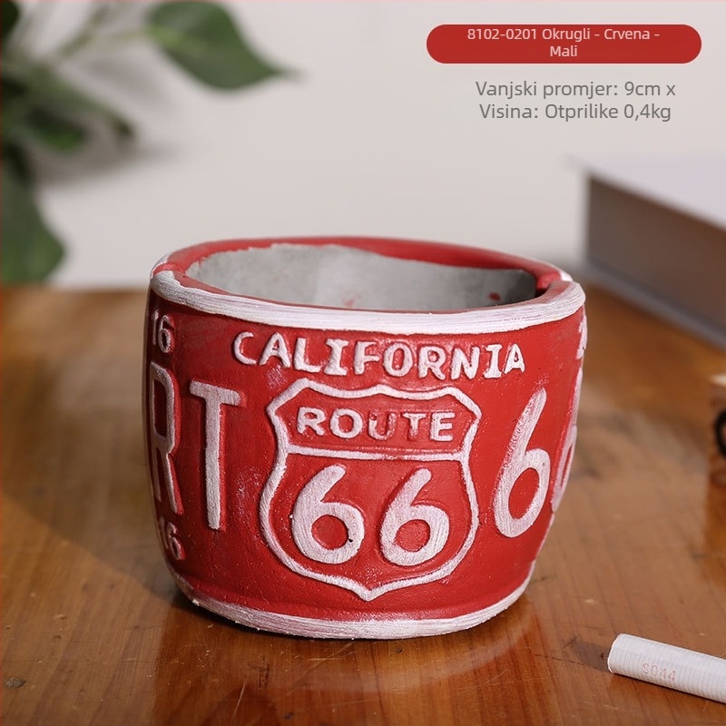 Pepeljara u obliku gume, stolna, minimalističko-industrijski dizajn, model AS65465161