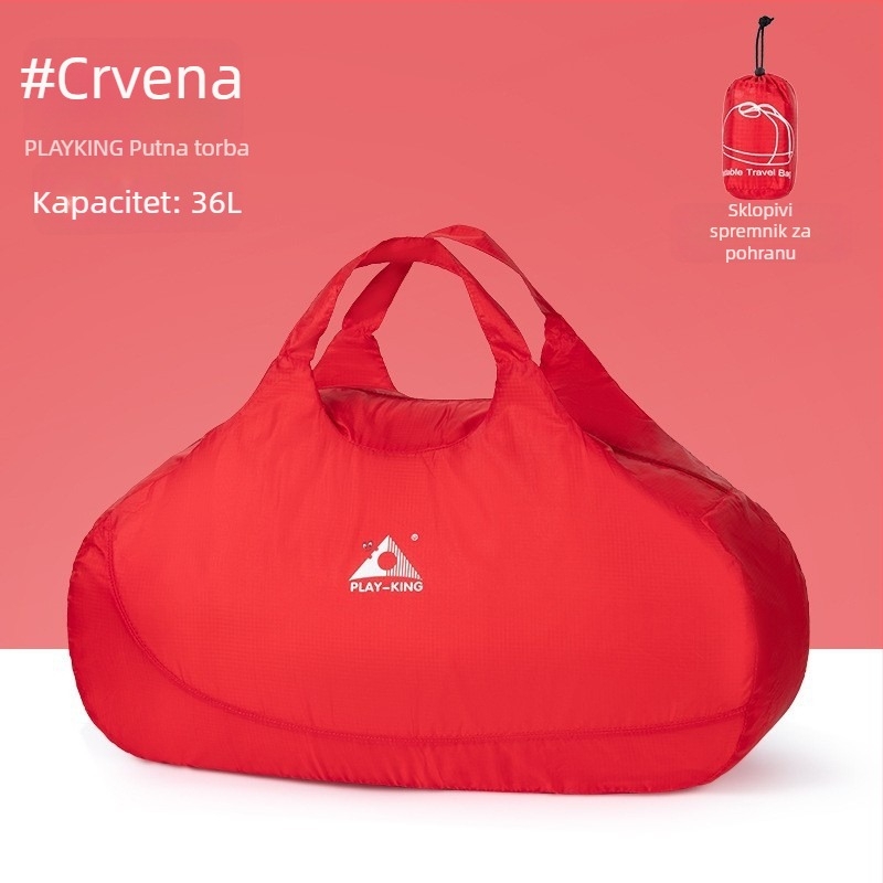 Unisex ultra lagana sklopiva putna duffel torba, 36–55L, poliester