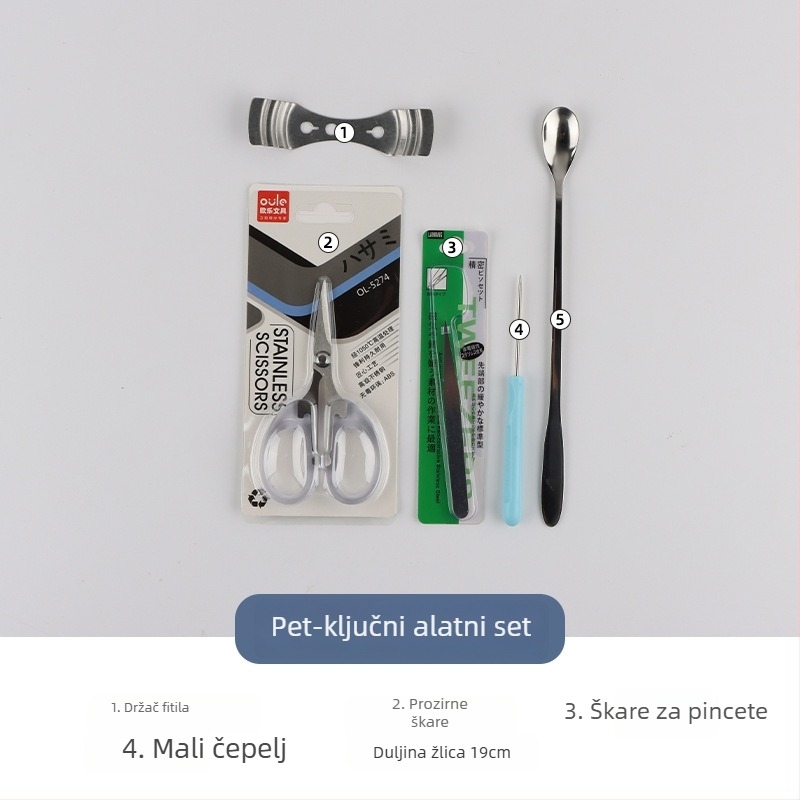 Mingmens set alata za izradu aromatičnih svijeća — ručna izrada, s indukcijskom pločom, posuda za vosak i termometar