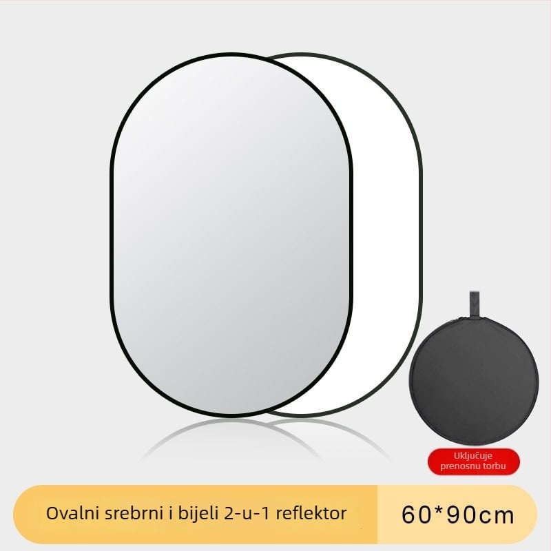 Pet u jednom fotografski reflektor, sklopiv i prenosiv za osvjetljenje portreta na otvorenom