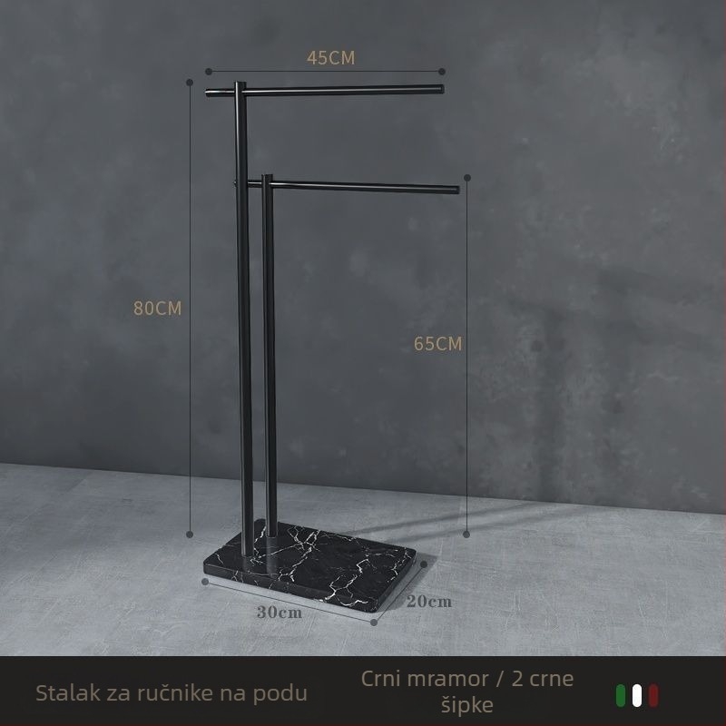 Stalak za ručnike na podu od željeza, novi kineski stil, Watermarks certifikat, porijeklo Kina, broj certifikata 1