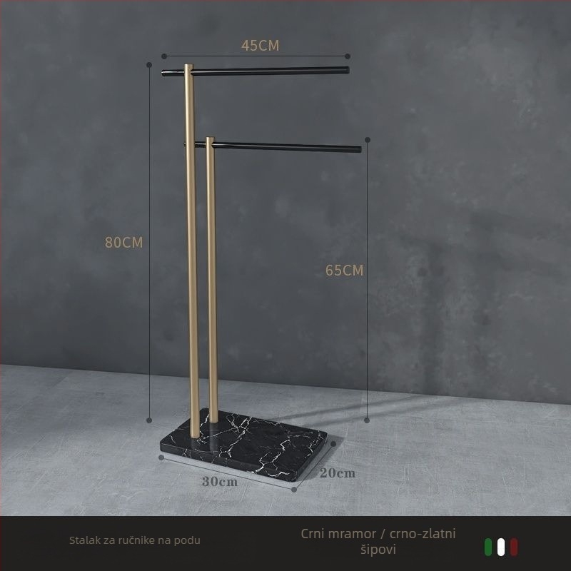 Stalak za ručnike na podu od željeza, novi kineski stil, Watermarks certifikat, porijeklo Kina, broj certifikata 1