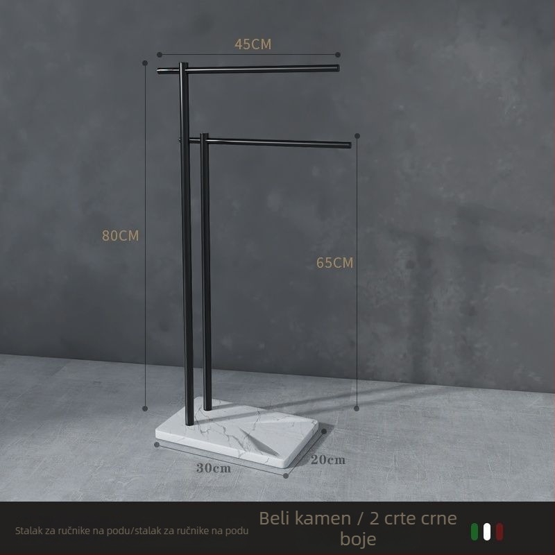 Stalak za ručnike na podu od željeza, novi kineski stil, Watermarks certifikat, porijeklo Kina, broj certifikata 1