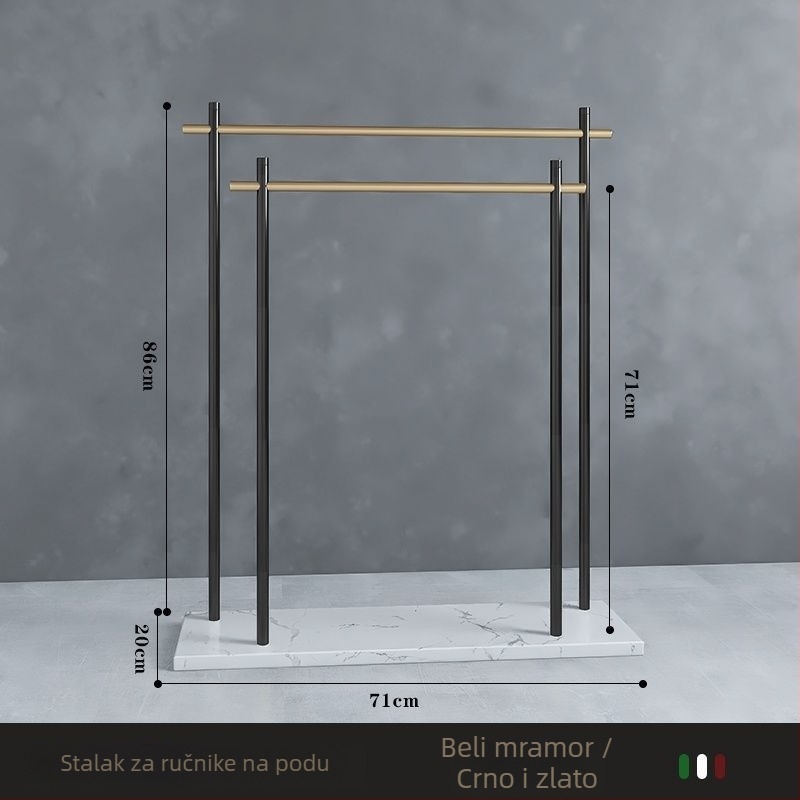 Stalak za ručnike na podu od željeza, novi kineski stil, Watermarks certifikat, porijeklo Kina, broj certifikata 1
