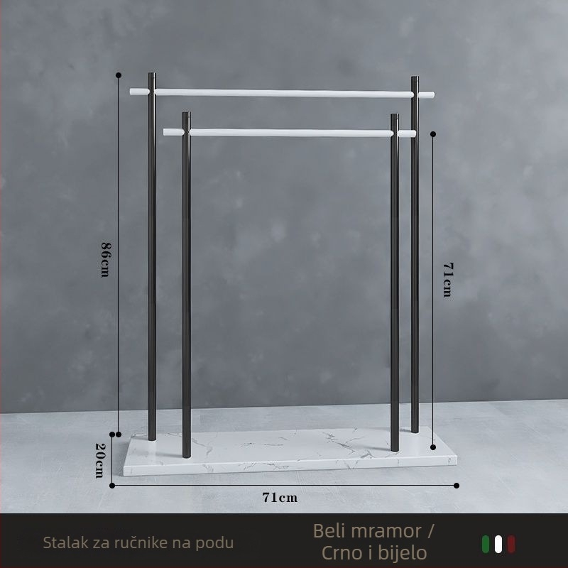 Stalak za ručnike na podu od željeza, novi kineski stil, Watermarks certifikat, porijeklo Kina, broj certifikata 1