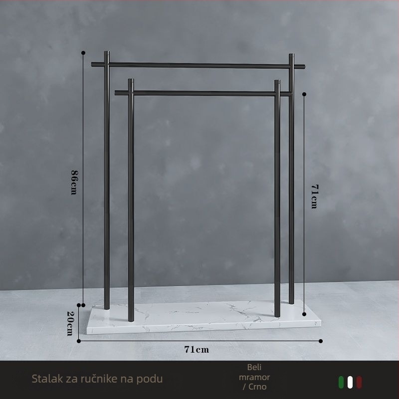 Stalak za ručnike na podu od željeza, novi kineski stil, Watermarks certifikat, porijeklo Kina, broj certifikata 1