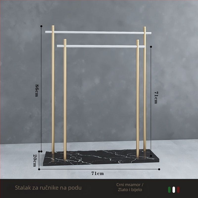 Stalak za ručnike na podu od željeza, novi kineski stil, Watermarks certifikat, porijeklo Kina, broj certifikata 1