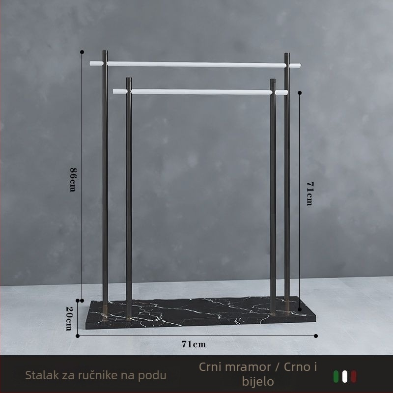 Stalak za ručnike na podu od željeza, novi kineski stil, Watermarks certifikat, porijeklo Kina, broj certifikata 1