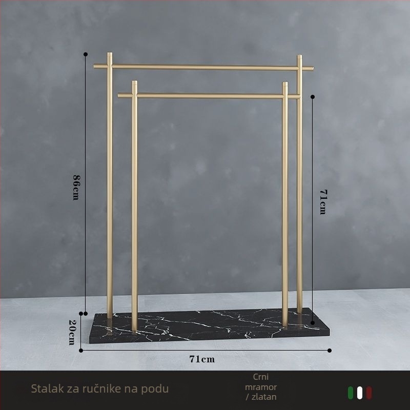 Stalak za ručnike na podu od željeza, novi kineski stil, Watermarks certifikat, porijeklo Kina, broj certifikata 1