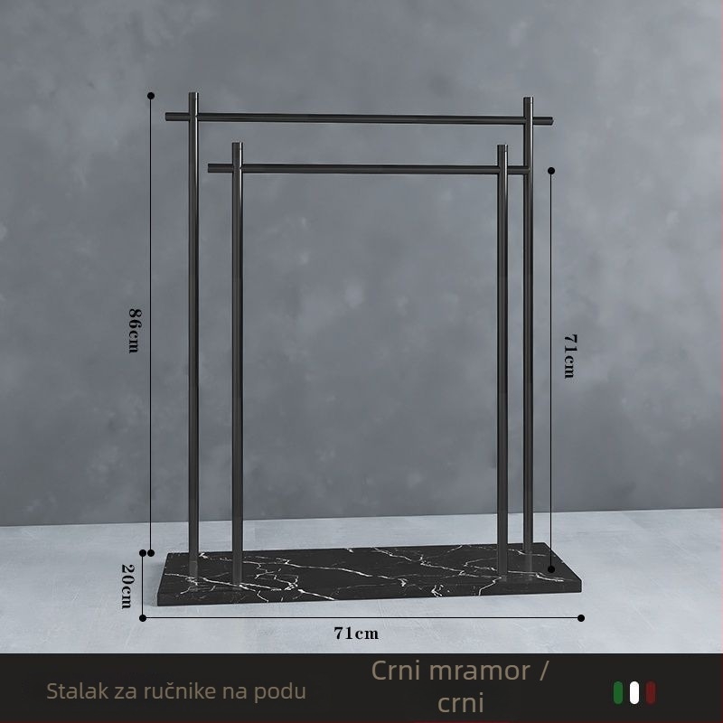 Stalak za ručnike na podu od željeza, novi kineski stil, Watermarks certifikat, porijeklo Kina, broj certifikata 1