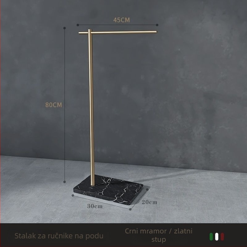 Stalak za ručnike na podu od željeza, novi kineski stil, Watermarks certifikat, porijeklo Kina, broj certifikata 1