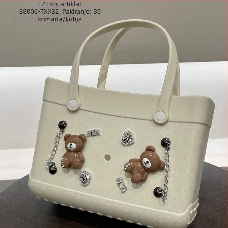 Crossbody torba EVA, vodoravni kvadratni oblik, gradski minimalistički stil, unutarnji džepovi za telefon, iskaznicu i prijenosno računalo