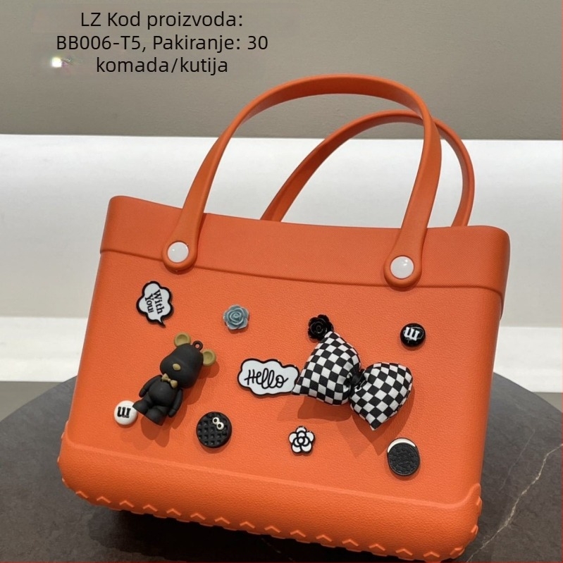 Crossbody torba EVA, vodoravni kvadratni oblik, gradski minimalistički stil, unutarnji džepovi za telefon, iskaznicu i prijenosno računalo