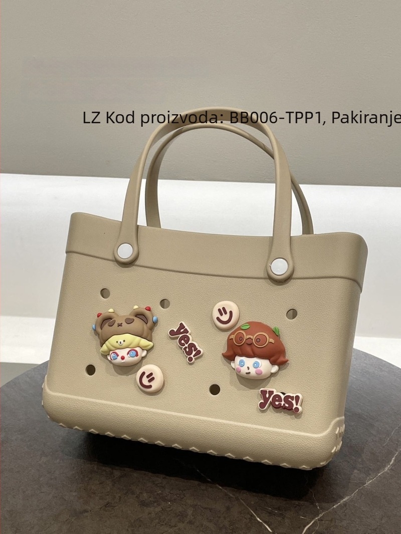 Crossbody torba EVA, vodoravni kvadratni oblik, gradski minimalistički stil, unutarnji džepovi za telefon, iskaznicu i prijenosno računalo