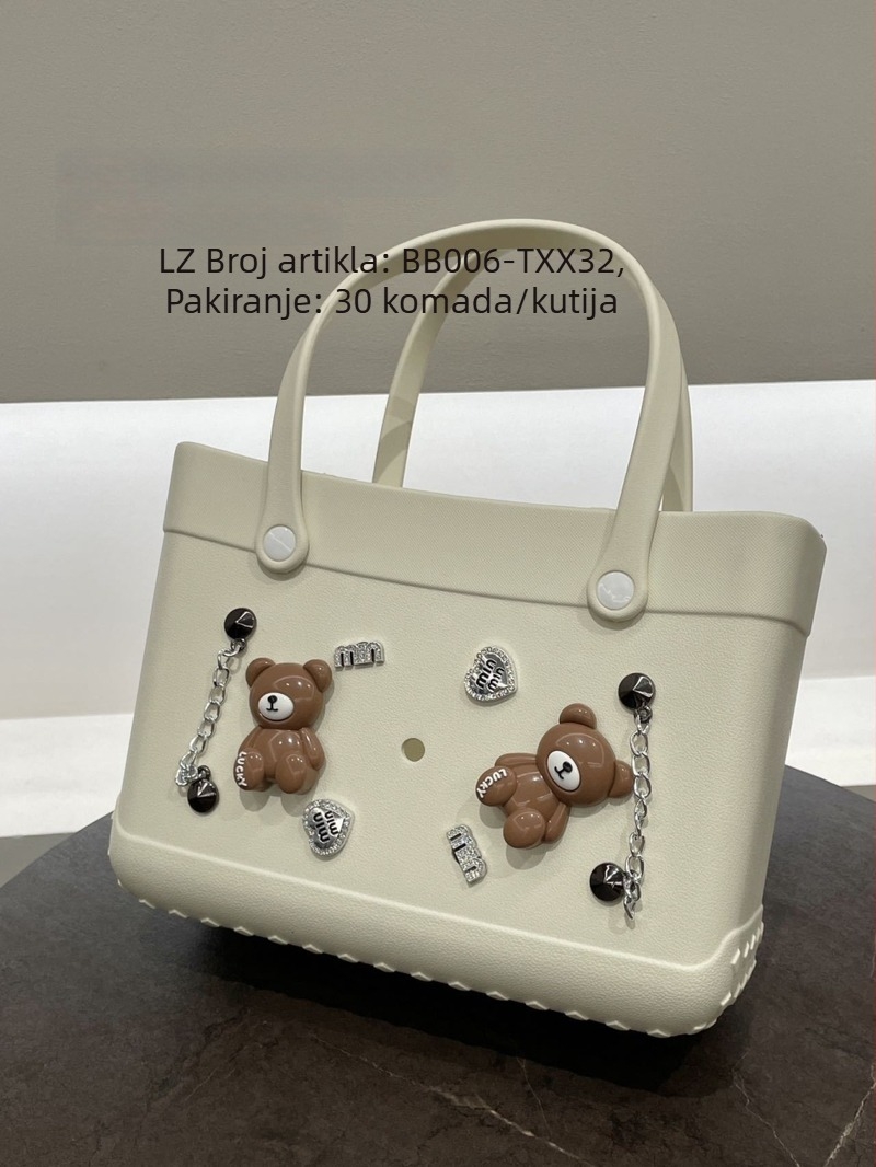Crossbody torba EVA, vodoravni kvadratni oblik, gradski minimalistički stil, unutarnji džepovi za telefon, iskaznicu i prijenosno računalo