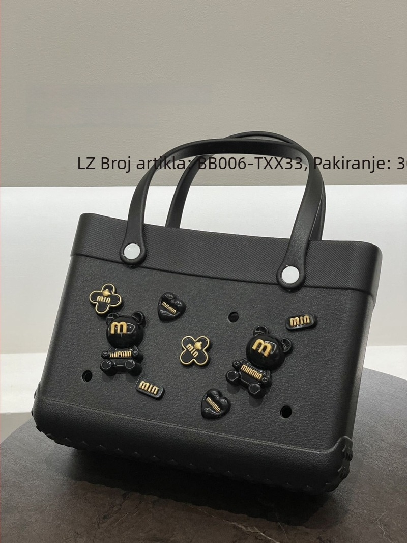 Crossbody torba EVA, vodoravni kvadratni oblik, gradski minimalistički stil, unutarnji džepovi za telefon, iskaznicu i prijenosno računalo